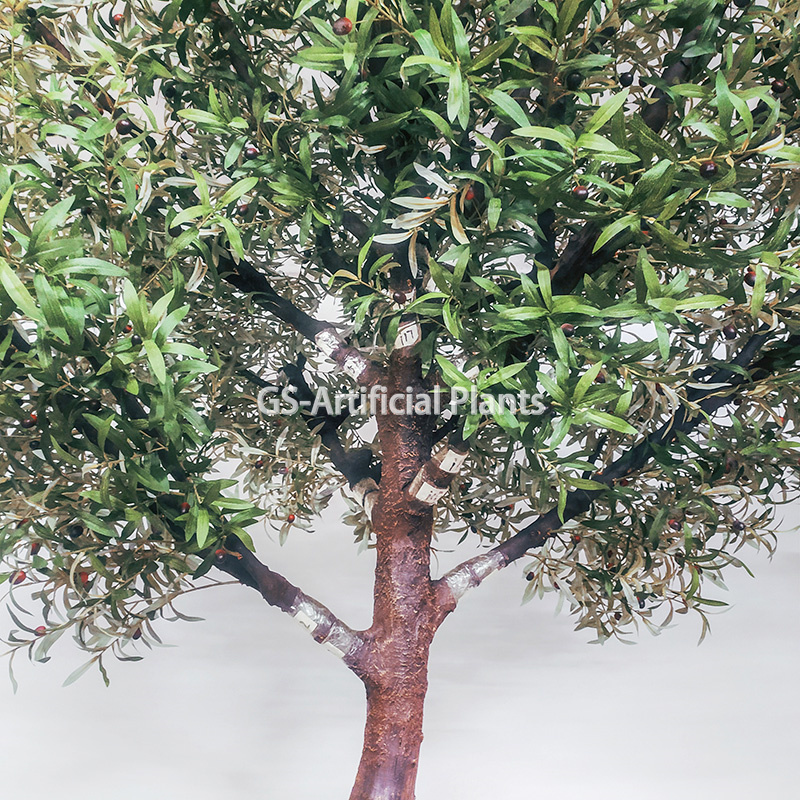 Sisustus keinotekoinen kasvi oliivipuu 