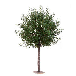 Natural trunk artificial olive tree Simulation wood olive tree