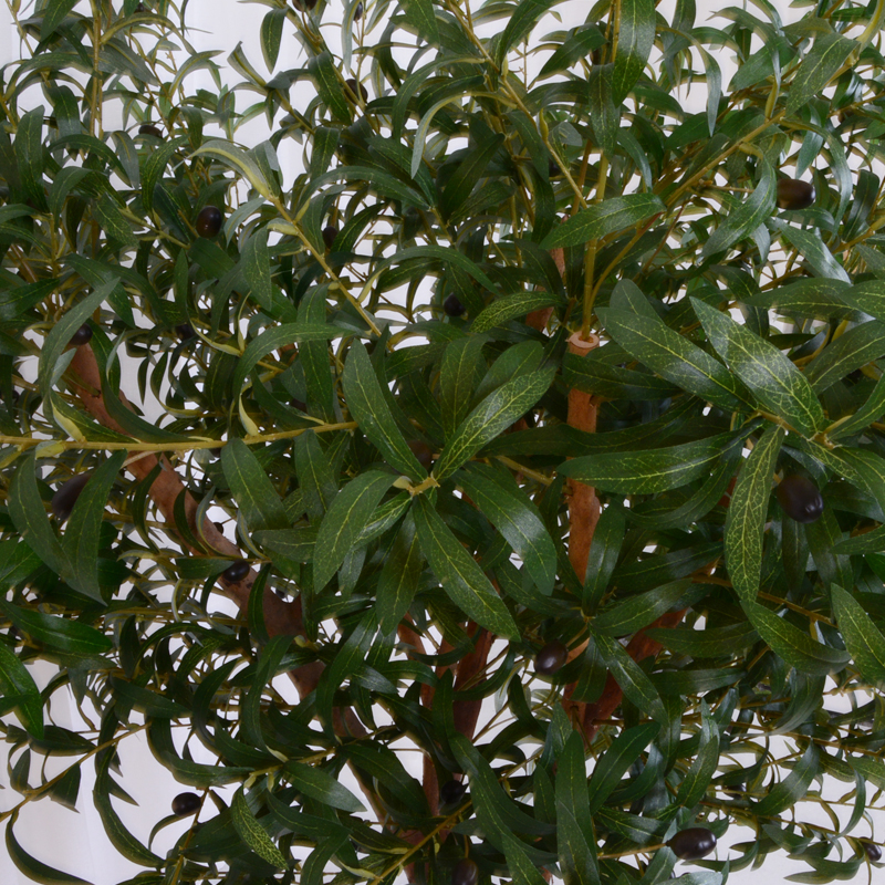  Plantas de oliveira de seda artificial de qualidade 