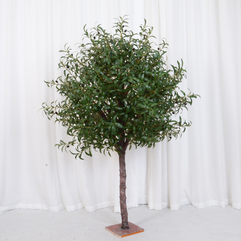  Hochwertige künstliche Olivenbaumpflanzen aus Seide 