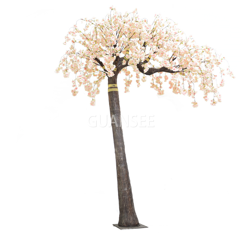 Artificial handing cherry blossom tree arch shape tree hot sale for wedding