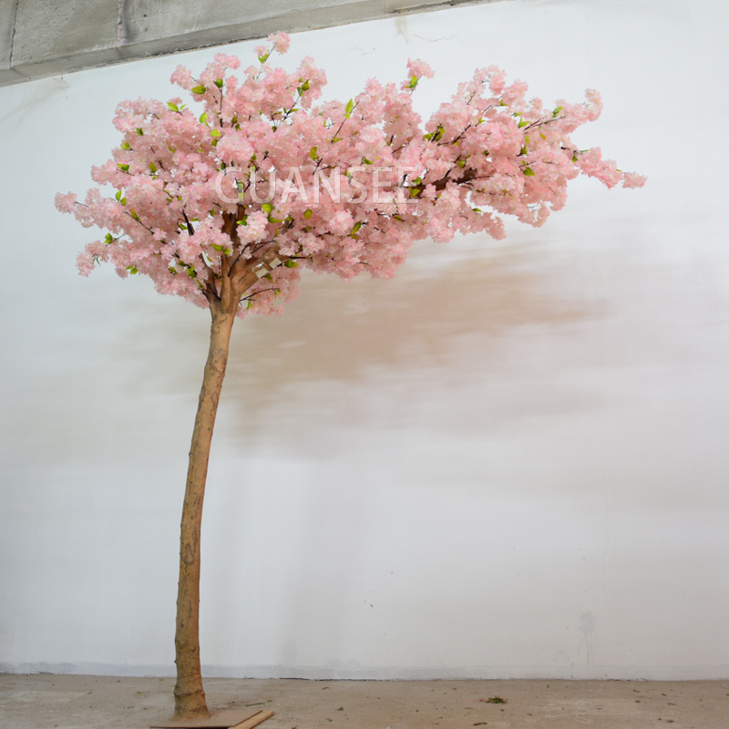  2,5 m Wysokiej jakości popularny różowy sztuczny łuk drzewa wiśni do dekoracji 