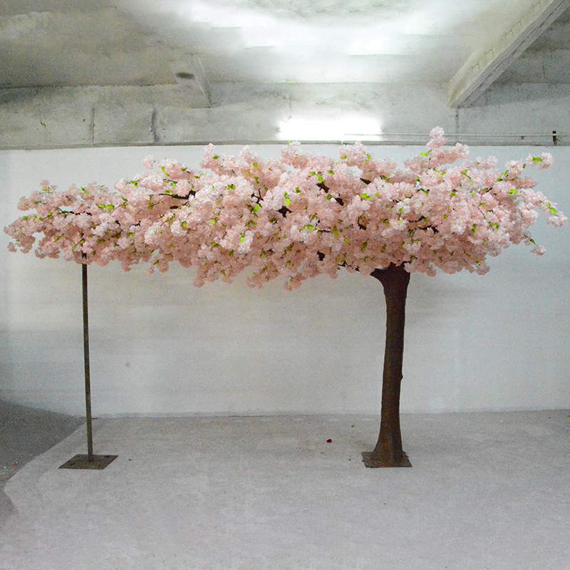  Bryllupsbue kunstigt pink kirsebærblomsttræ til arrangementer dekoration 