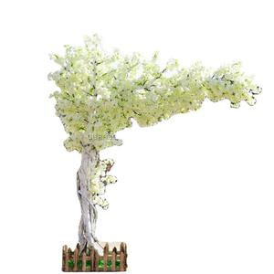 White Pink artificial arch cherry flower Wedding centerpieces customized flower tree artificial cherry blossom tree