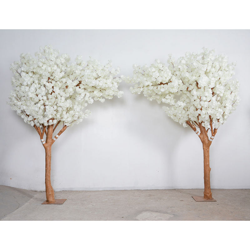 Hiasan pernikahan hotel arch artificial cherry blossom tree