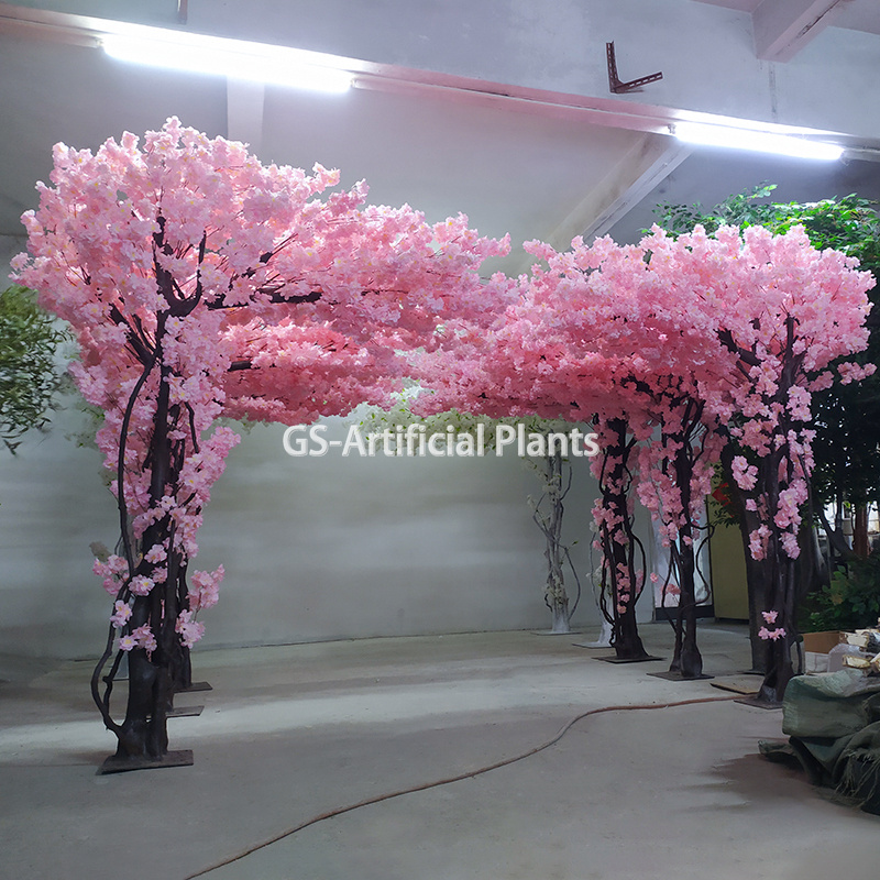  Arch artificial cherry blossom tree for events 