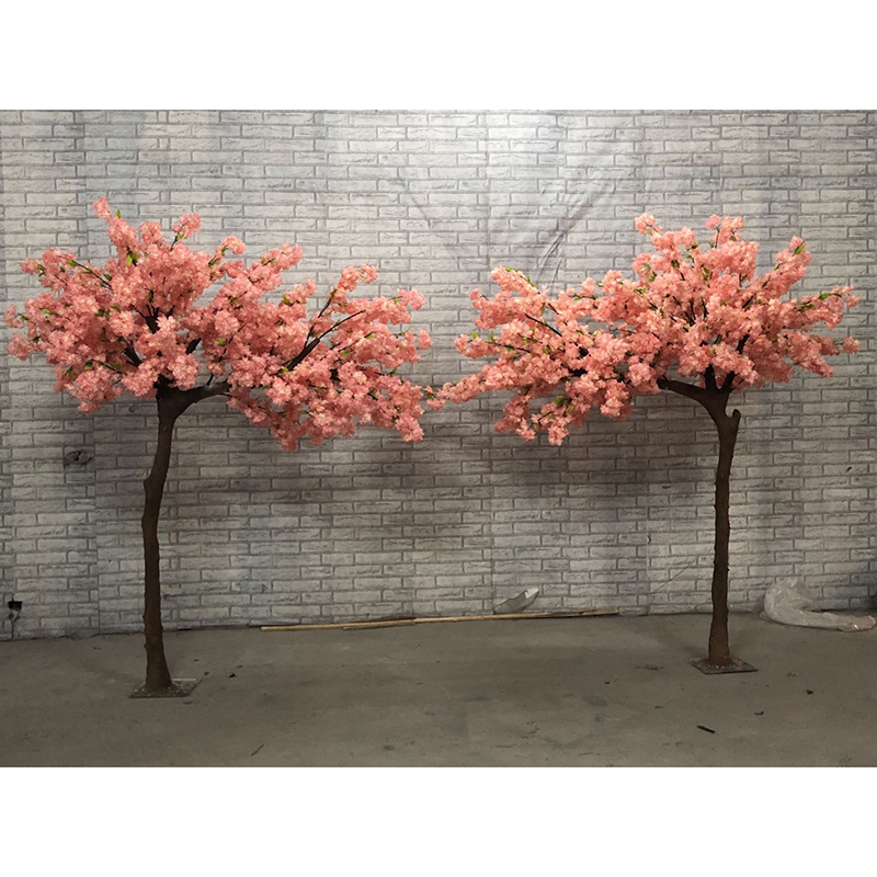 Arched decoration artificial cherry blossom tree