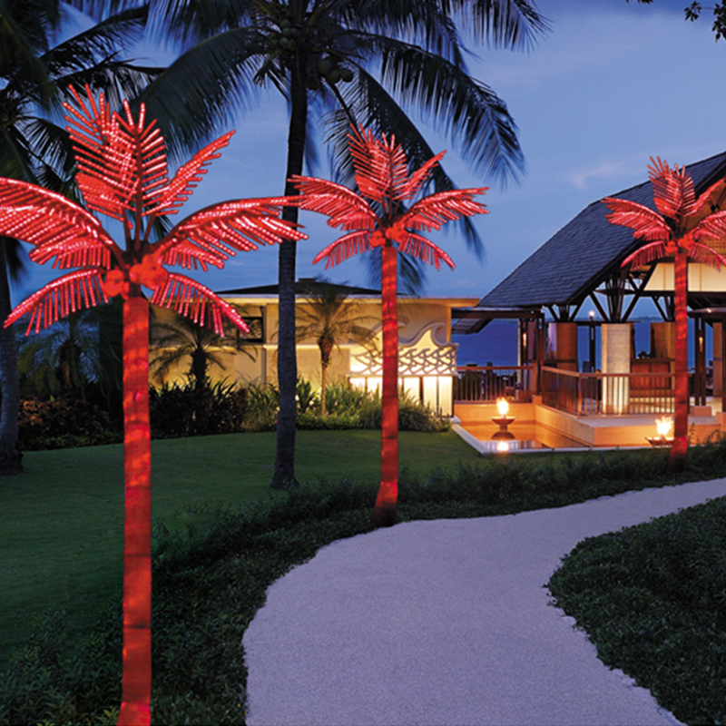  Pohon kelapa lampu LED gawean 