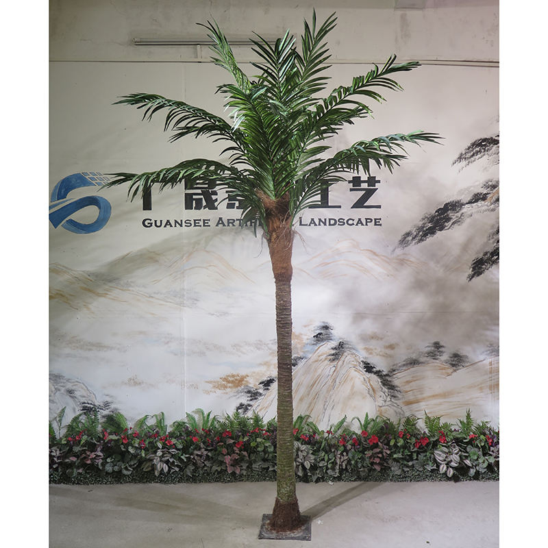Veľká umelá záhradná dekorácia z kokosovej palmy