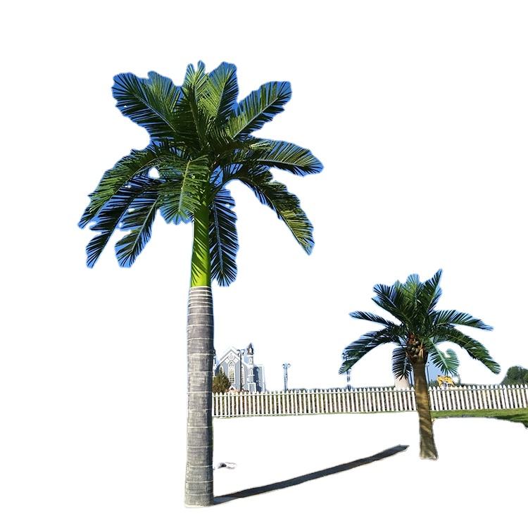 Velika umjetna kokosova palma na otvorenom