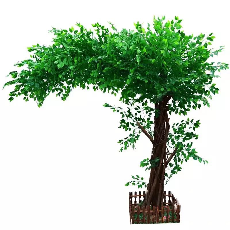  Keinotekoinen ficus lyrata puu sisällä ja ulkona 