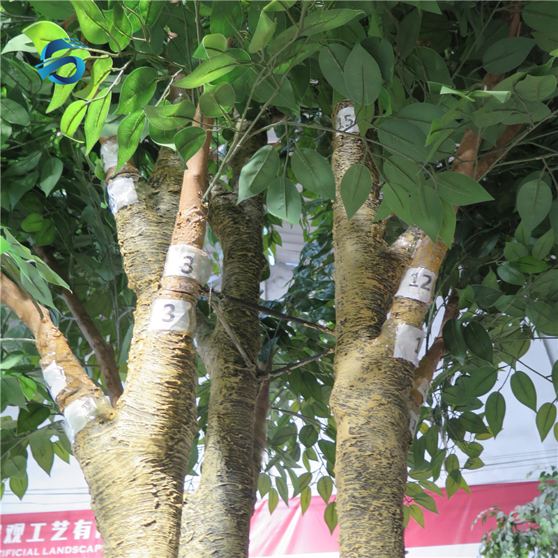  Artificial poted banyan ficus tree 
