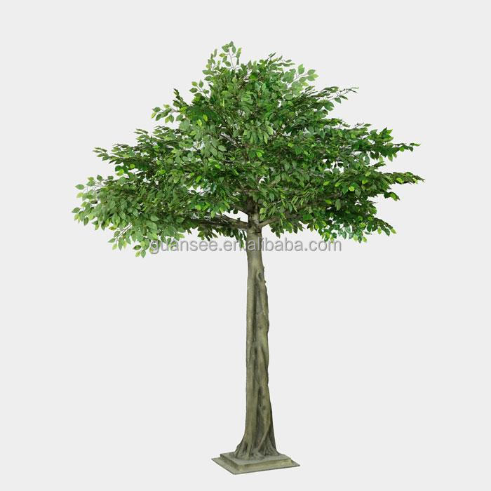  Ficus trungu artificial i trashë me tekstil me fije qelqi 