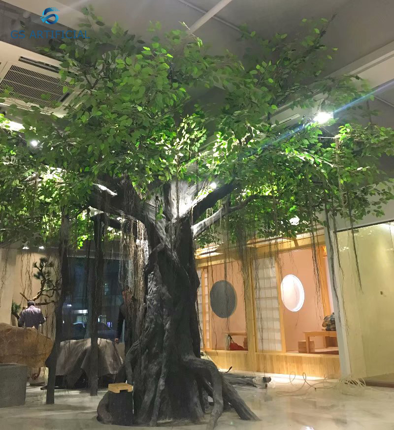 Mesterséges Ficus fa kültéri dekorációhoz 