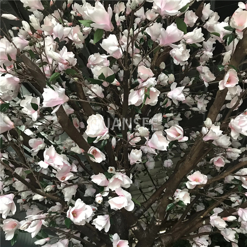  Dirbtinė puošmena Magnolijos žiedų medis 