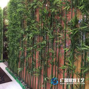 Height 1.8 m Made in China factory price fake bamboo home/garden/room/hall/project decoration artificial green bamboo
