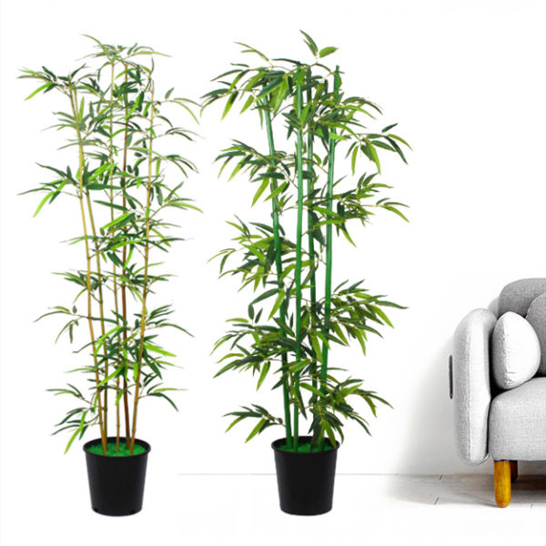  Made in China Grosir Pohon Dalam Ruangan Alive Bambu Plastik Buatan kanggo Dekorasi Omah 