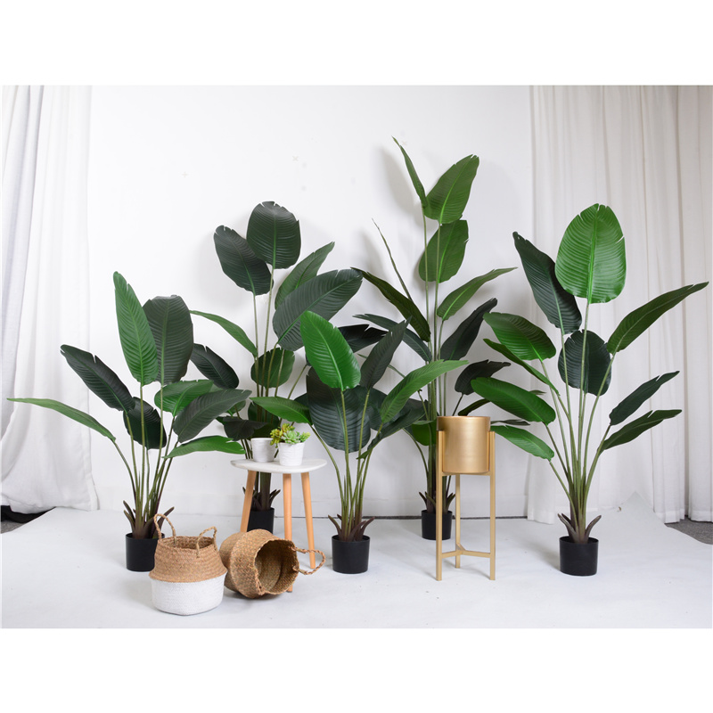 Artificial indoor plastic decoration traveller's tree traveler banana potted plant bonsai
