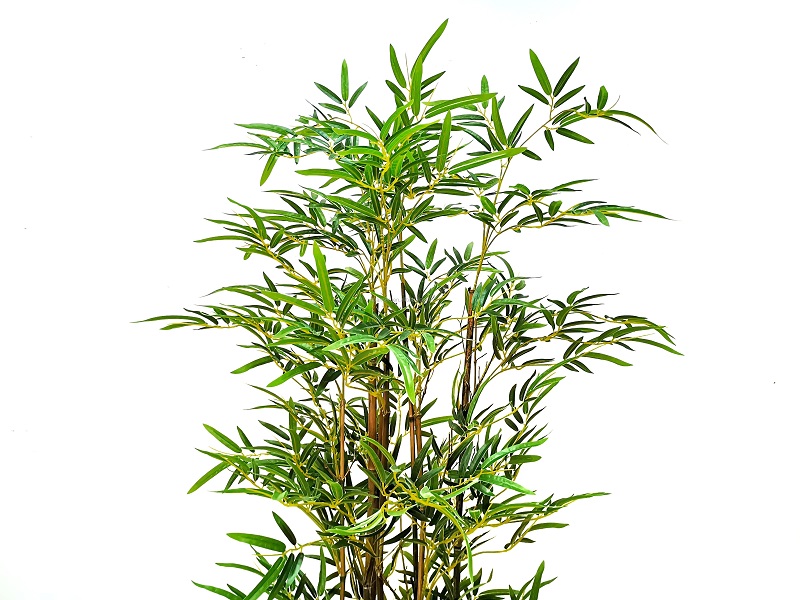  Lifelike keunstmjittige bamboeplanten foar húsdekoraasje keunstmjittige bonsai binnen 