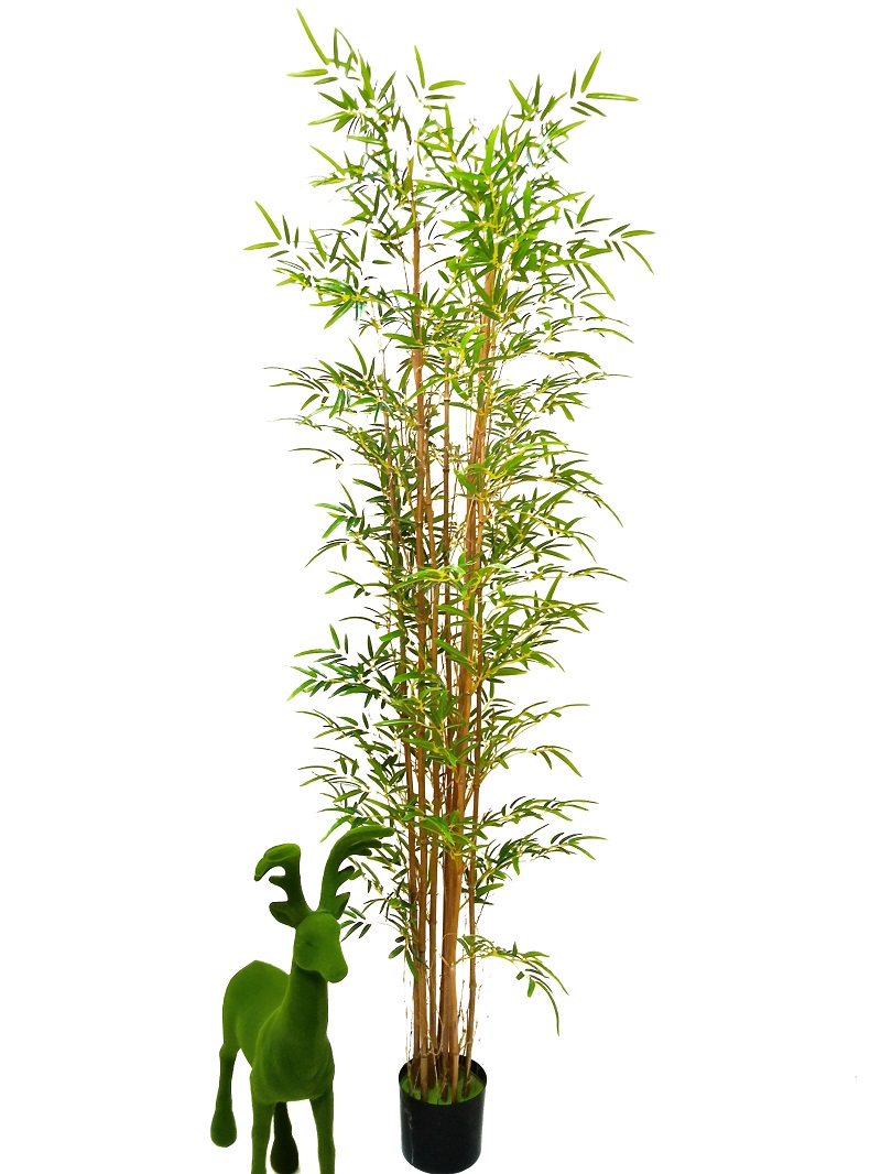  Plantes de bambou artificielles réalistes pour la décoration intérieure bonsaï artificiel d'intérieur 