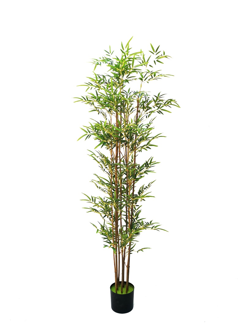Lifelike artificial bamboo plants for home decor indoor artificial bonsai