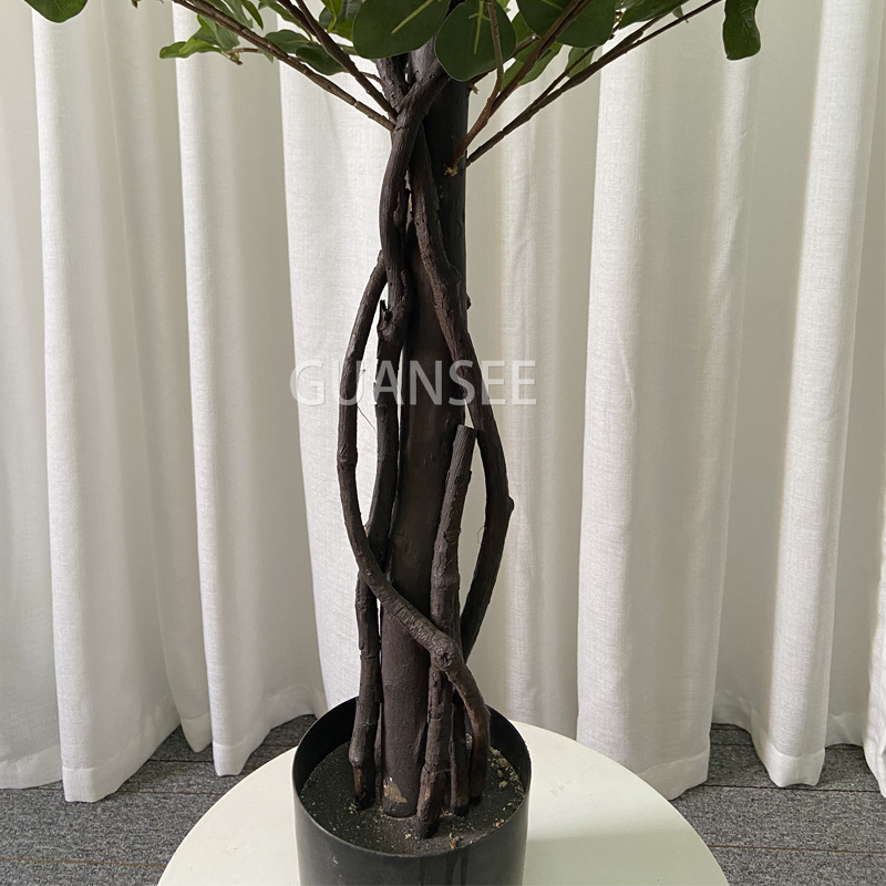  Domácí dekorace Přírodní Malé umělé bonsaje v květináčích, zelené rostliny 