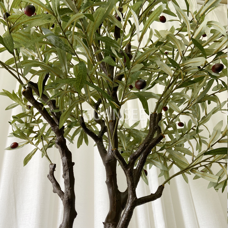  ຕົ້ນໄມ້ຄຸນນະພາບສູງ Faux Olive Tree Artificial Olive Plants Tree for Home Office ການຕົກແຕ່ງພາຍໃນເຮືອນ 