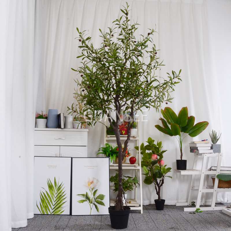  Haute Qualité Faux Olive Jiri Artificielle Olive Plantes Jiri Ka So Bureau Indoor Décor 