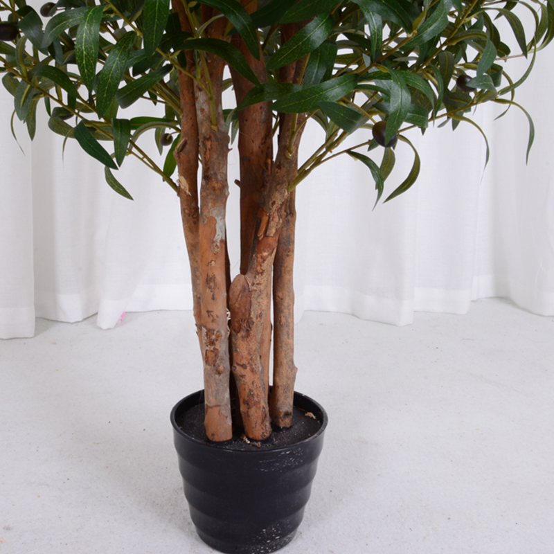  बिक्री के लिए कृत्रिम कमरों का पौधा जैतून का पेड़ आउटडोर इनडोर सजावट 