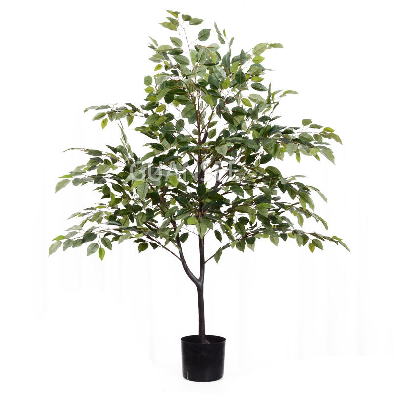 Home decorative artificial potted ficus tree