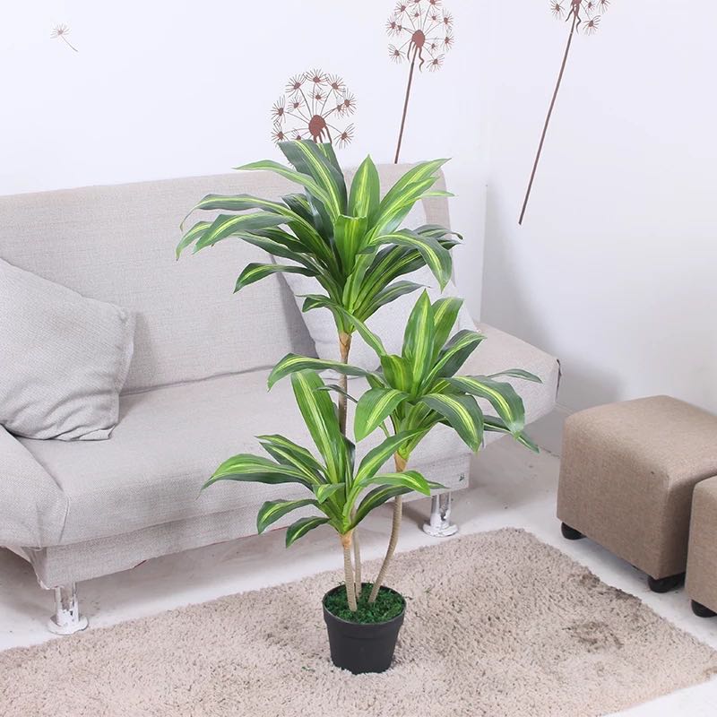 best selling Indoor Distinctive Tropical Thin Artificial Dracaena Marginata Tree In Bonsa