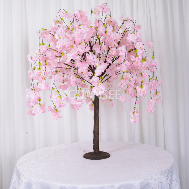  4 ft Τεχνητή εσωτερική διακόσμηση γάμου με άνθη κερασιάς σε κεντρικό σημείο γάμου 