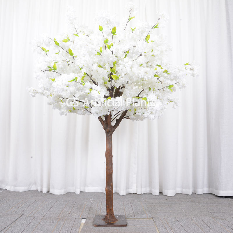 wooden tree Small artificial cherry blossom tree faux Sakura flower wedding table tree