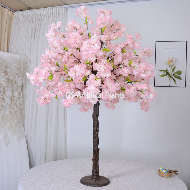 4ft Pink artificial cherry blossom tree table decor wedding centerpiece