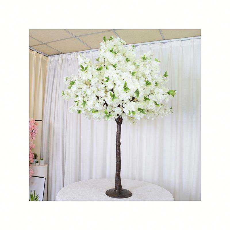 5ft White artificial cherry blossom tree