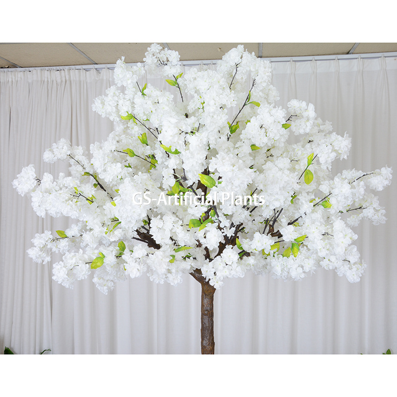  5 láb fehér mesterséges cseresznyevirág fa 