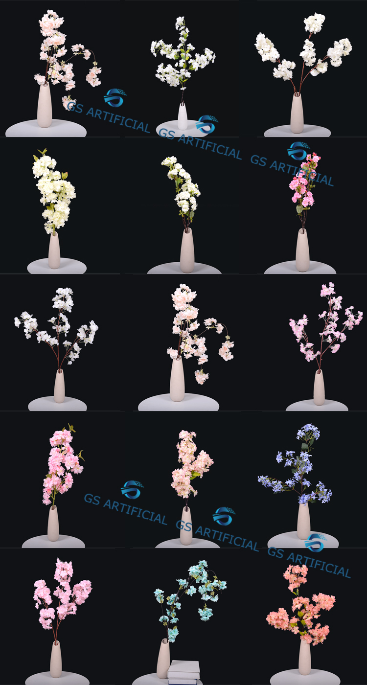  4ft japanska sakuraträd Artificiella körsbärsblomningsträd blandade pionblomningsträd Centerpieces {82} {839082}				<div class=