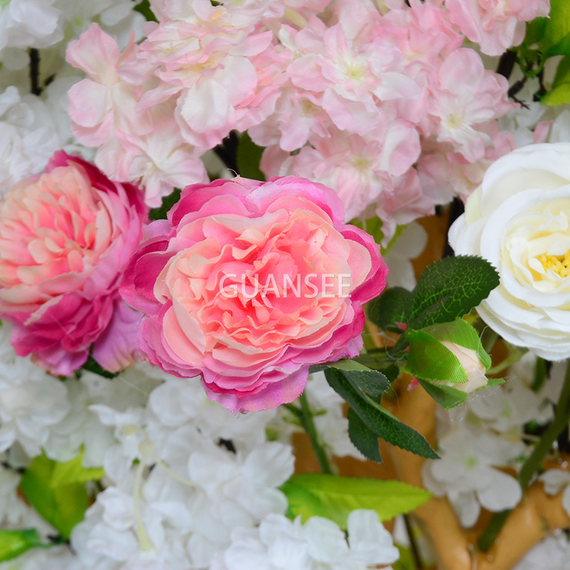  Árvore de peônia artificial de 5 pés misturada com flores de cerejeira Flores artificiais para decoração de casamento em casa 