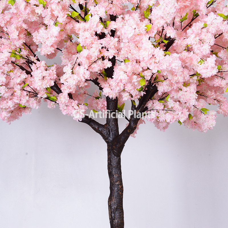  5 フィート ホワイト プラスチック ツリー ウェディング センターピース 屋内桜の木 