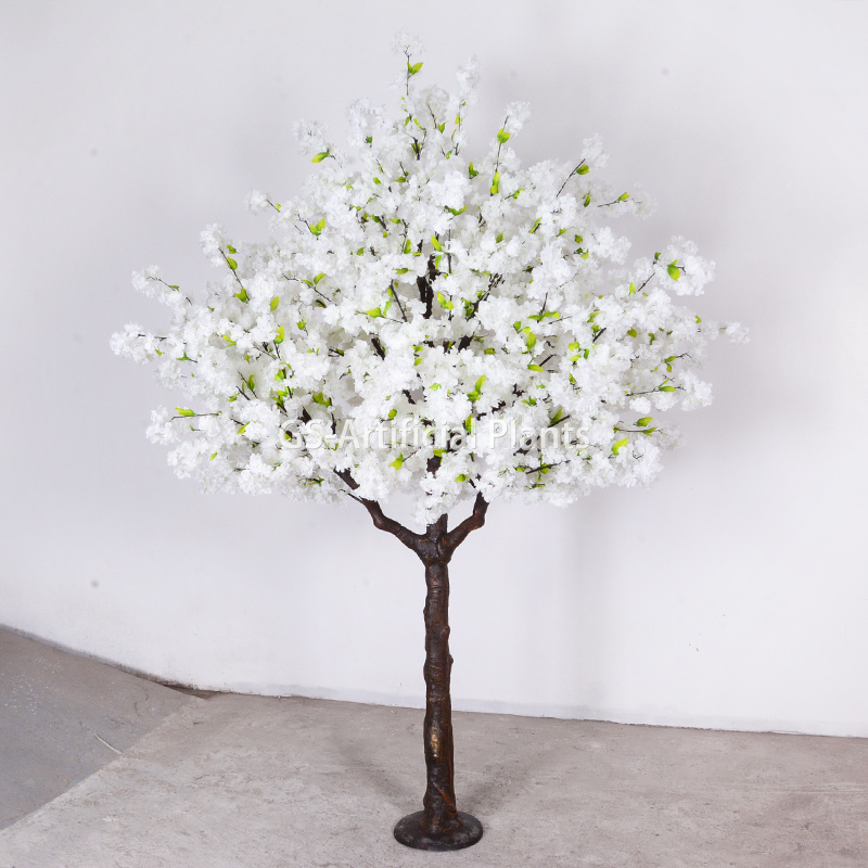  5 فٹ سفید پلاسٹک کا درخت سنٹر پیس 