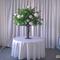 4ft Artificial ficus tree mixed with peony flower for table decoration centerpiece 