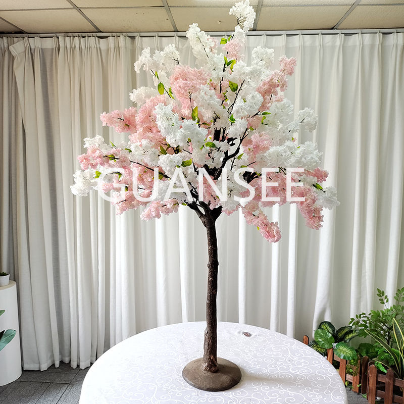 Anpassad konstgjord bröllopsträd inomhusdekoration konstgjord körsbärsblomningsträd