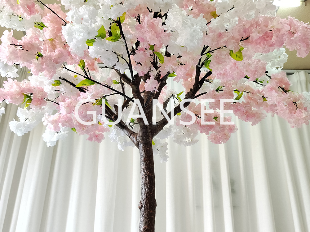  Kɔɲɔ jiri artificiel So kɔnɔ Decoration Artificielle Cerise Fleur Tree 