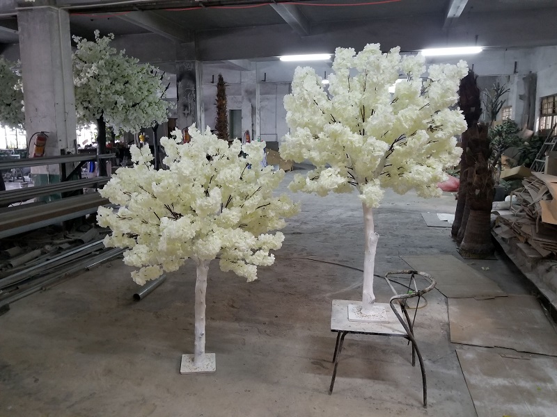  5 ft umelý biely čerešňový kvet 