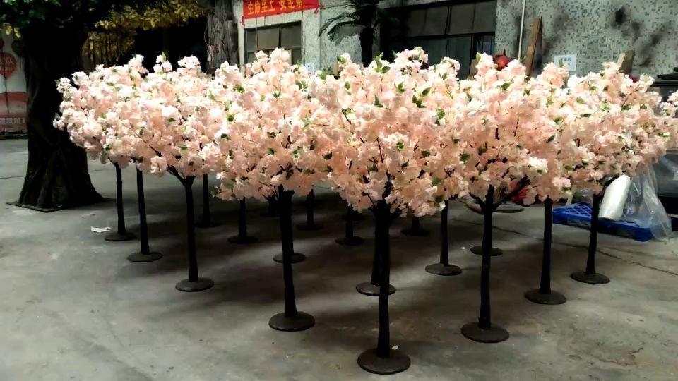 Cây hoa anh đào bằng nhựa nhân tạo dài 5ft dùng trang trí tiệc cưới