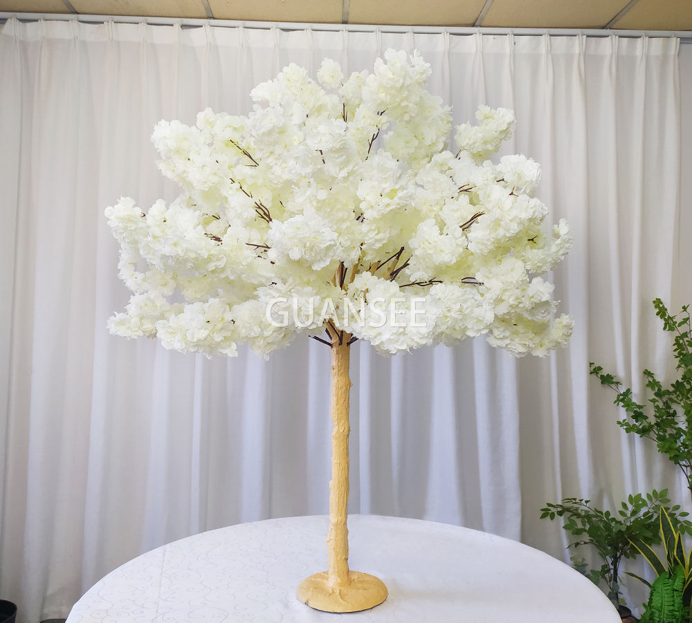 4ft cream Artificial Cherry Blossom Tree Centerpiece Wedding table decoration 