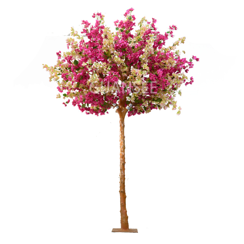  Künstlicher Bougainvillea-Blumenbaum für Wanddekoration 