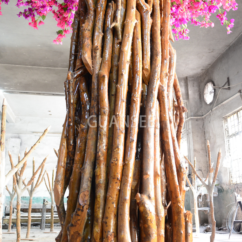  Künstlicher Bougainvillea-Blumenbaum für Wanddekoration 