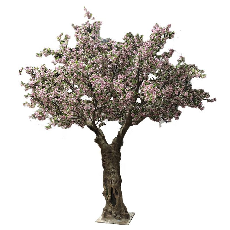 Addurniad Artiffisial o Ansawdd Uchel Dan Do Coeden Cherry Blossom