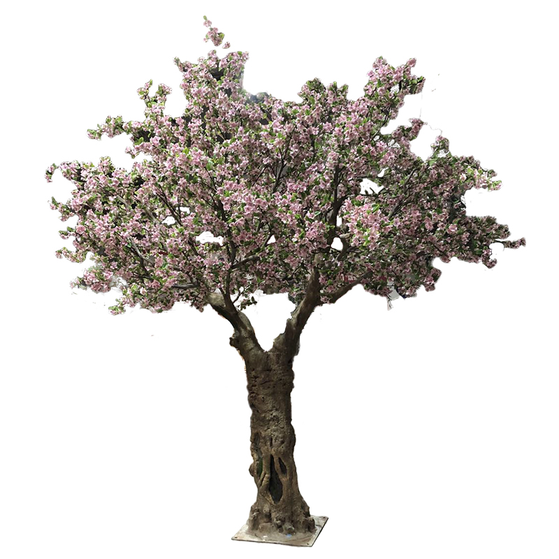  Ọdịmma Artificial Decoration Cherry Blossom Tree Ime ụlọ 